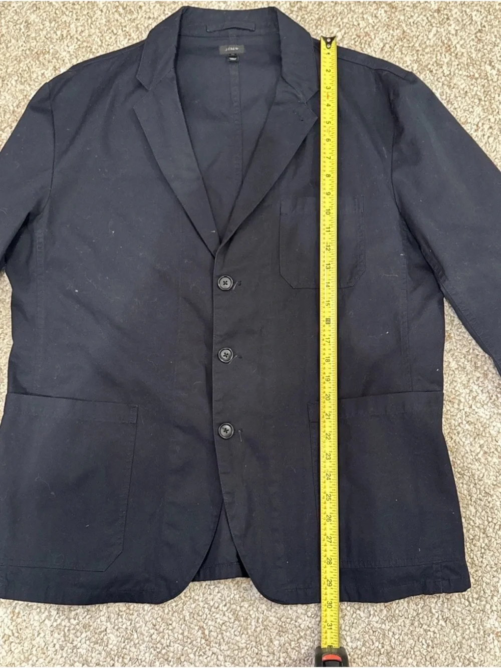 J. Crew Men’s Navy Chore Coat Blazer Size XL